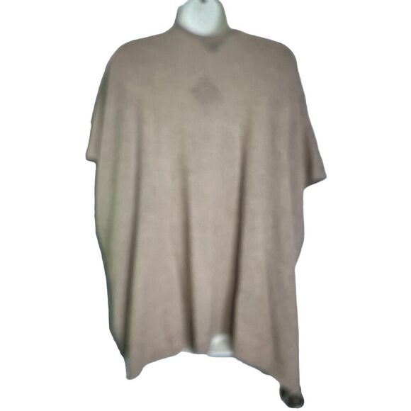 Phenix 100% Cashmere Jersey Cape Cardigan Sweater in Camel NWT OSFA - Picture 2 of 3